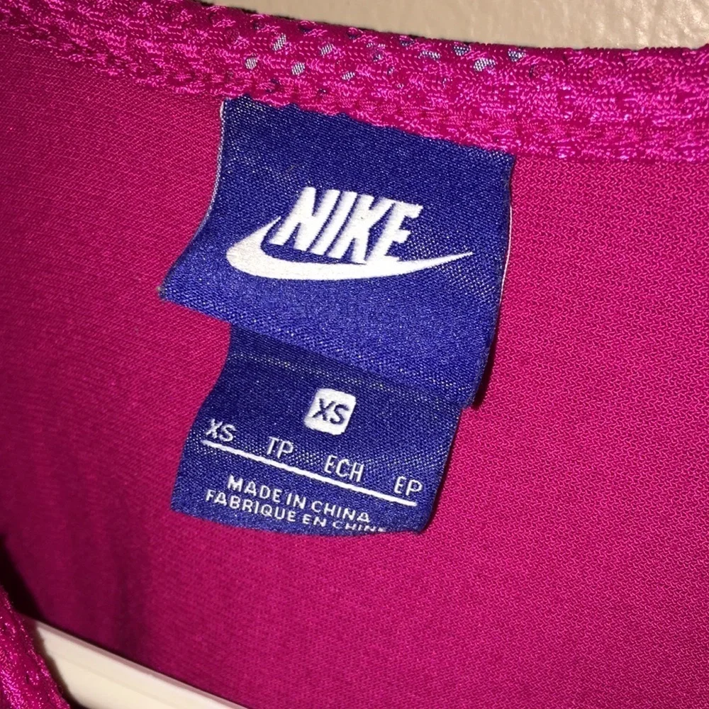 Nike mesh tank top workout athletic basketball tank top pink workout gear XS​​ - Picture 6 of 7